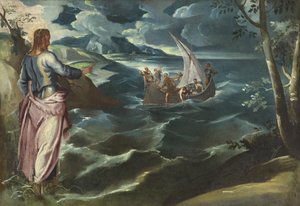 Le Christ à la mer de Galilée, vers 1575-80